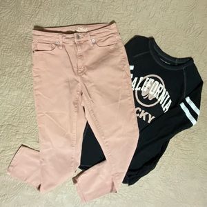 Universal Thread pants, Lucky Brand top